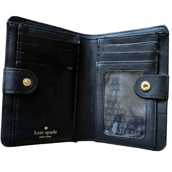 Kate Spade black womens wallet - Picture 2 of 9